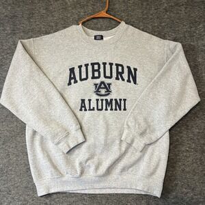 Auburn Tigers Alumni MV Sport Sweatshirt Size L Gray Crewneck Sweatshirt